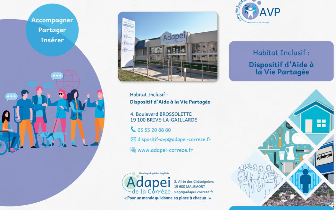 L’Adapei de la Corrèze ouvre un dispositif d’Aide à la Vie Partagée (AVP) à Malemort !